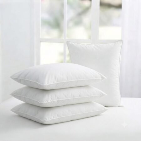 White Filled Pillows Pack of 4 PCs