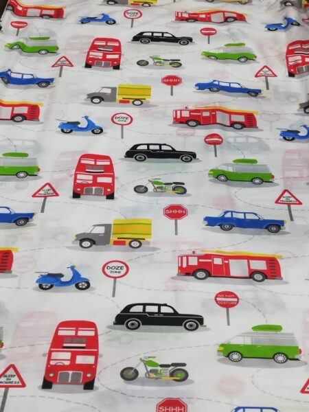 Car Toys Kids Bed Sheet