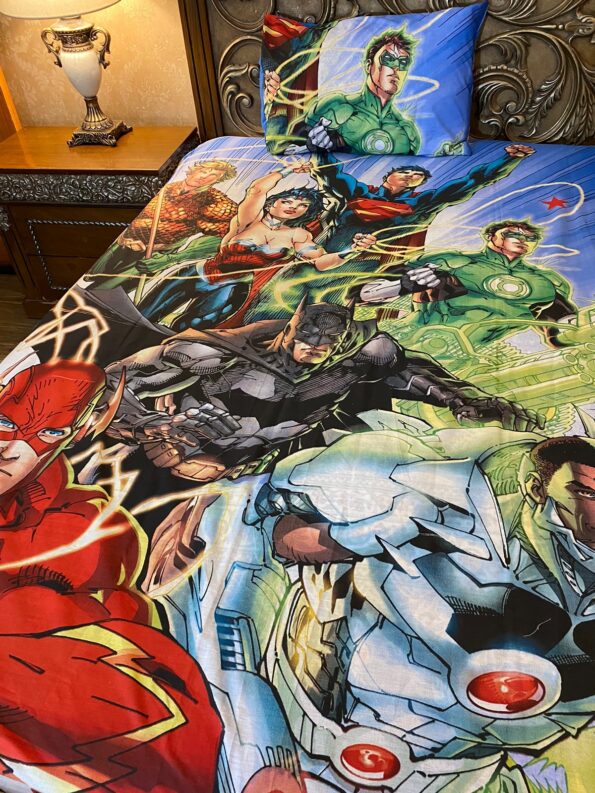 Fighter Heros Kids Bed Sheet