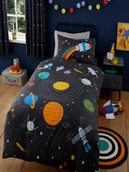 Kids Black Bed Sheet