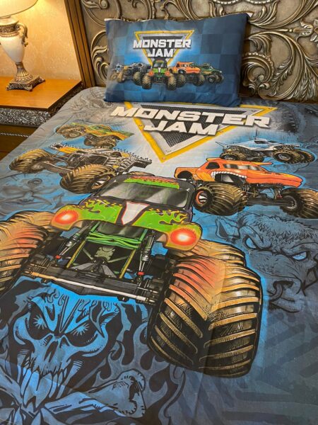 Monster Jam Kids Bed Sheet