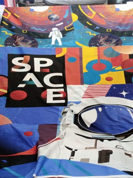 Space Kids Bed Sheet