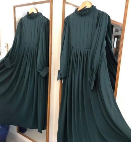 Abaya with Stoler Hijab ( 12 Colors )