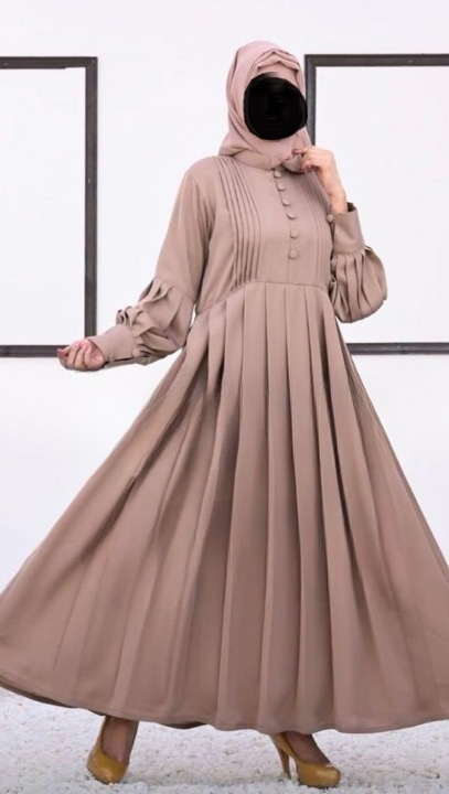 Abaya with Stoler Hijab ( 12 Colors )