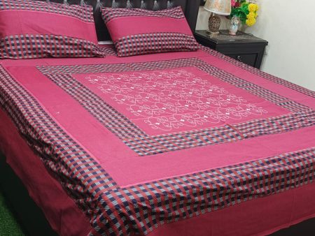 Printed Patchwork Embroidered Sheet Design (11)