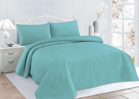 Ferozy Embossed Quilted Bedspread Set – 3 Pcs