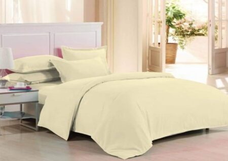 Off White Embossed Quilted Bedspread Set – 3 Pcs