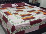 Printed Patchwork Embroidered Sheet Design (11)