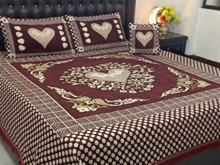 Velvet Jacquard Bed Sheet Design