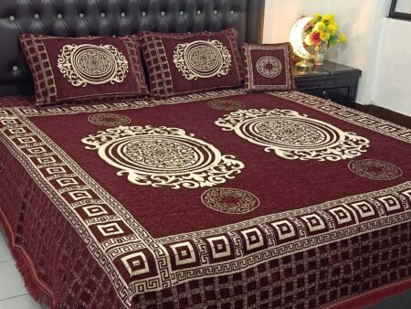 Velvet Jacquard Bed Sheet Design