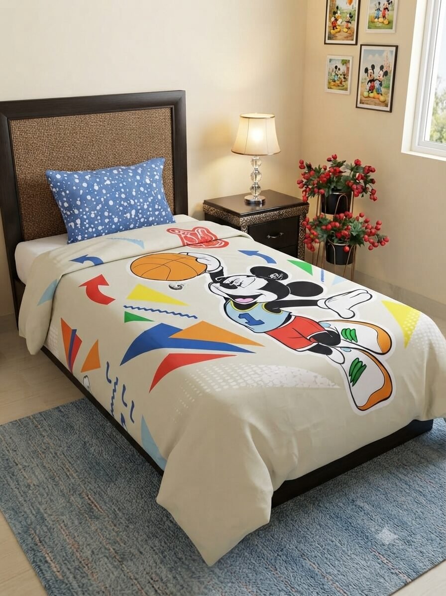 Colors Full Mickey Mouse Character Kids Bed Sheet Colors Full Mickey Mouse Character Kids Bed Sheet