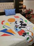 Colors Full Mickey Mouse Character Kids Bed Sheet