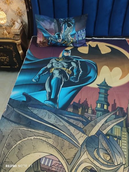 Batman Character Kids Bed Sheet