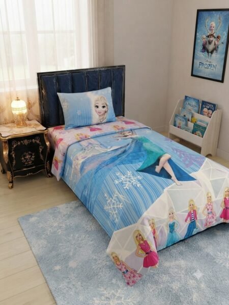 Sky Barbie Character Kids Bed Sheet