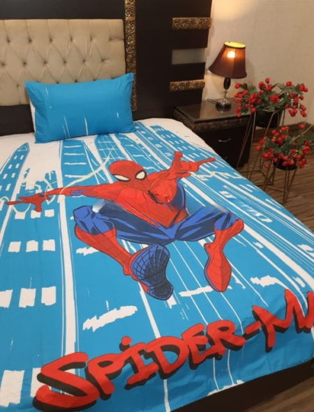 Sky Spider Men Character Kids Bedding