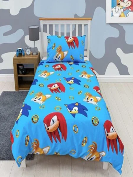 Sonic Character Kids Bed Sheet