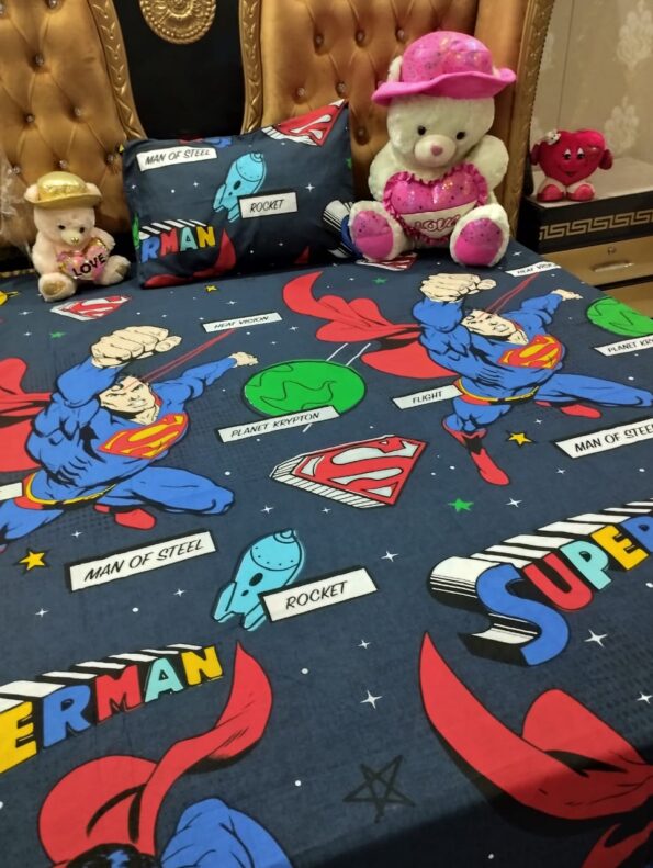 Super Men Character Kids Bedding