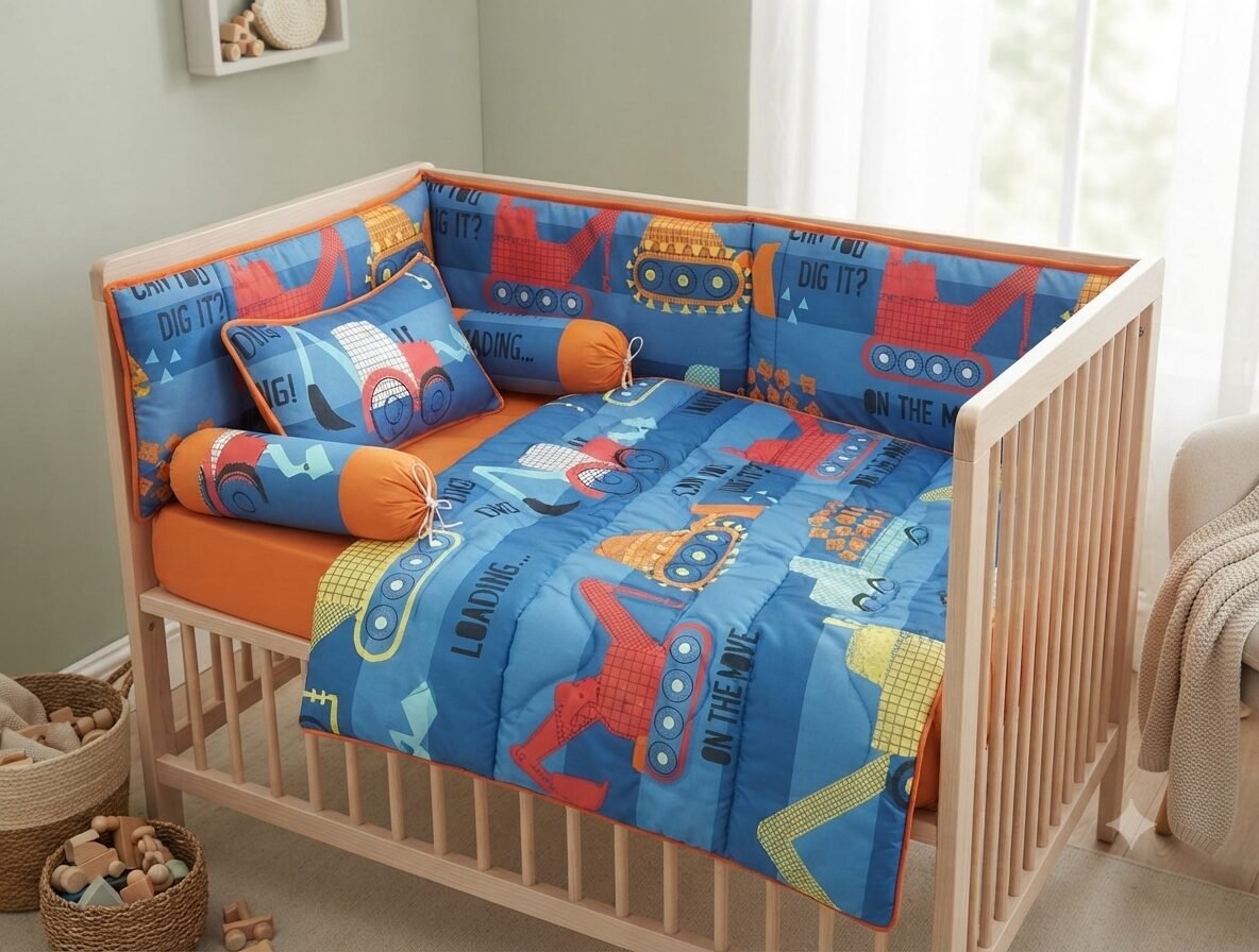 Construction Zone Baby Bedding Set Construction Zone Baby Bedding Set