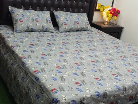Cotton Printed Bed Sheet GN Design (17)