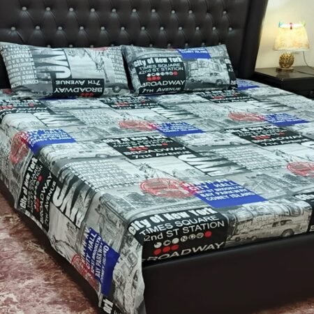 Cotton Printed Bed Sheet GN Design