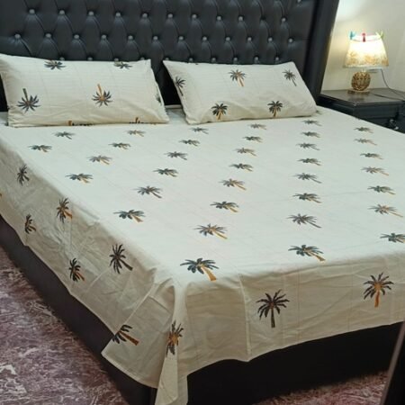 Cotton Printed Bed Sheet GN Design