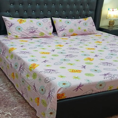 Cotton Printed Bed Sheet GN Design Cotton Printed Bed Sheet GN Design