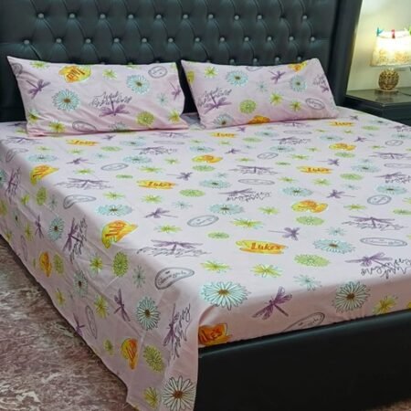 Cotton Printed Bed Sheet GN Design (92)
