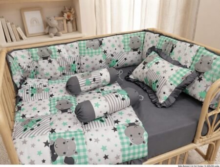 Happy Hippo Baby Bedding Set