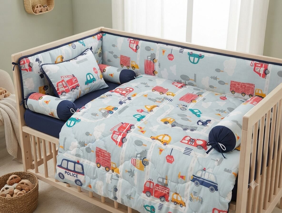 Little Rescue Heroes Baby Bedding Set Little Rescue Heroes Baby Bedding Set