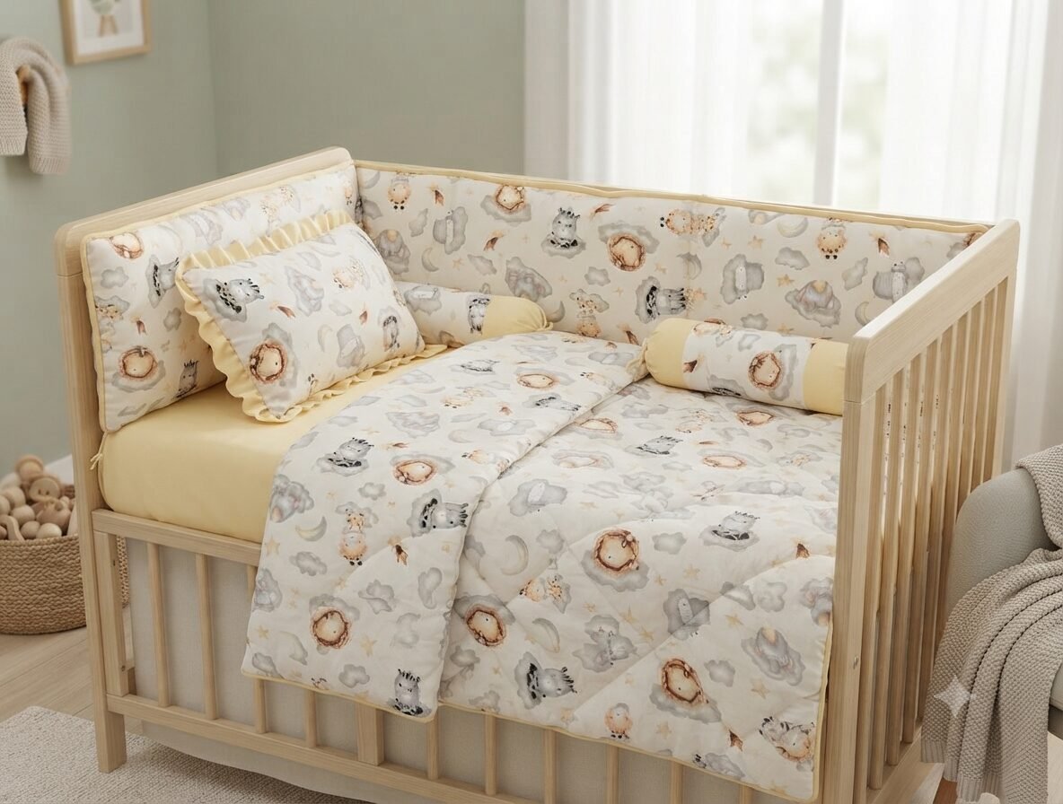 Neutral Safari Baby Bedding Set Neutral Safari Baby Bedding Set