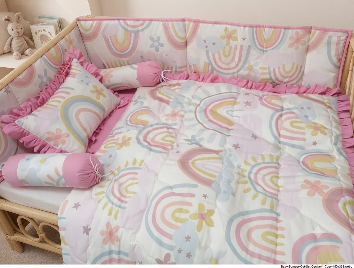 Pastel Rainbow Dreams Baby Bedding Set Pastel Rainbow Dreams Baby Bedding Set