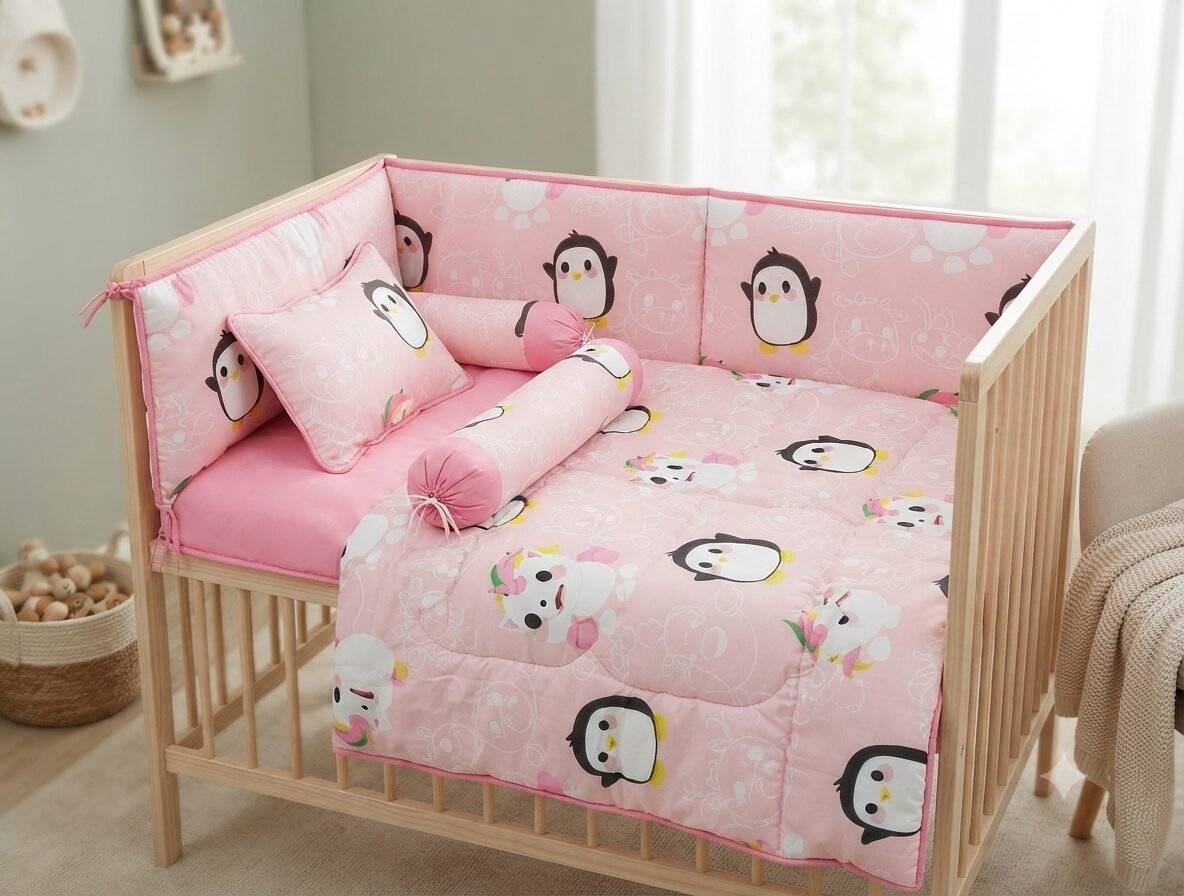Penguin Paradise Baby Bedding Set Penguin Paradise Baby Bedding Set