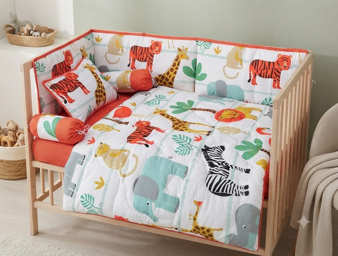 Safari Adventure Baby Bedding Set Safari Adventure Baby Bedding Set