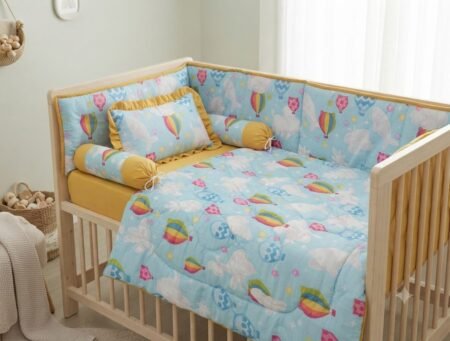 Sky Balloon Dreams Baby Bedding Set
