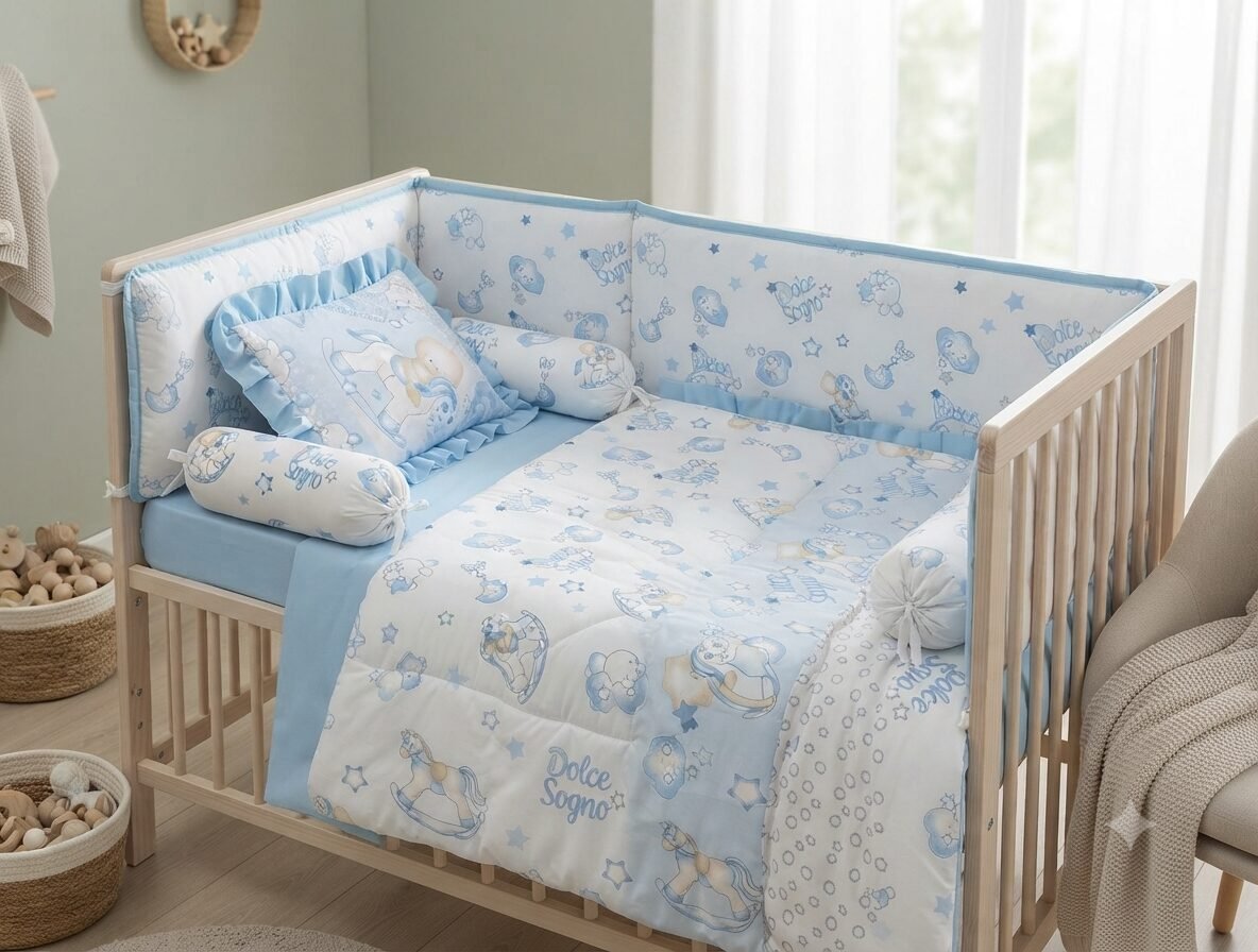 Sweet Dreams Blue Baby Bedding Set Sweet Dreams Blue Baby Bedding Set