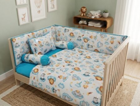 Sweet Safari Dreams Baby Cot Set