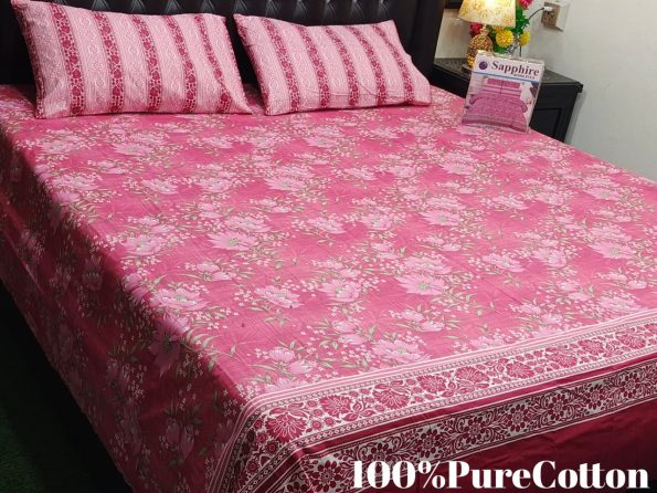 Cotton Printed Bed Sheet GN Design (16)