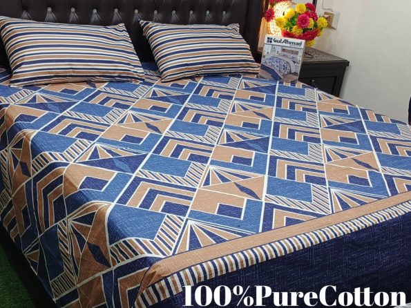 Cotton Printed Bed Sheet GN Design (2)