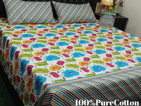 Cotton Printed Bed Sheet GN Design (23)