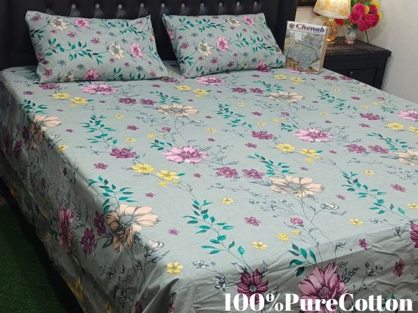 Cotton Printed Bed Sheet GN Design (24)