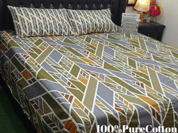 Cotton Printed Bed Sheet GN Design (27)