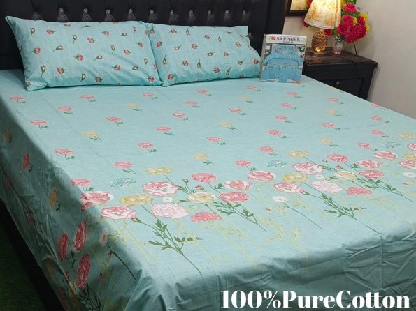 Cotton Printed Bed Sheet GN Design (29)