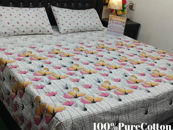 Cotton Printed Bed Sheet GN Design (33)