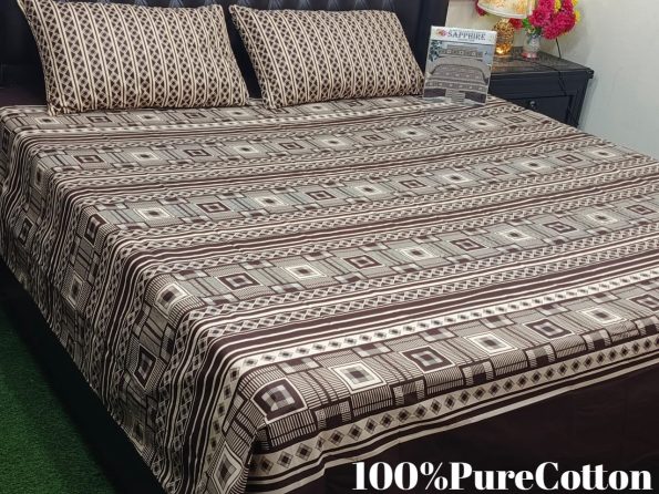 Cotton Printed Bed Sheet GN Design (34)