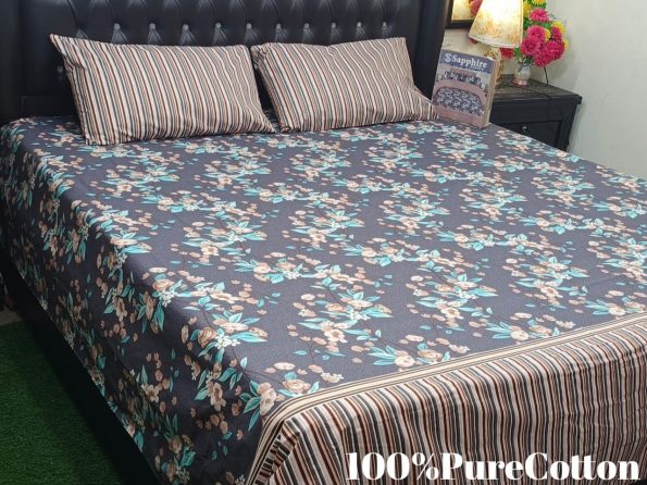 Cotton Printed Bed Sheet GN Design (5)