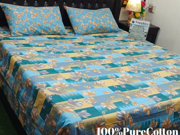 Cotton Printed Bed Sheet GN Design (8)