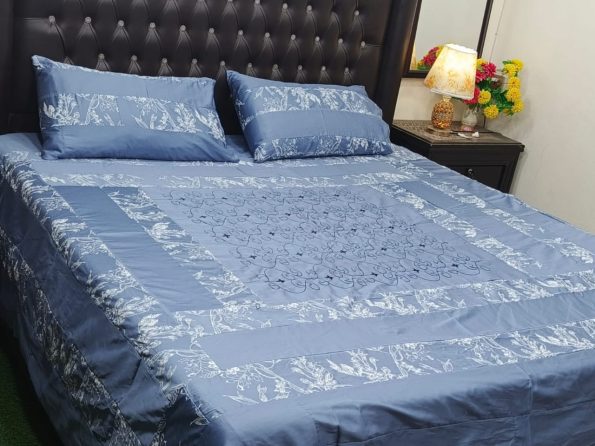 Printed Patchwork Embroidered Sheet Design (1)