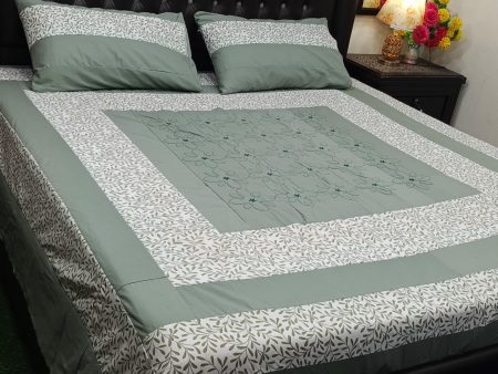 Printed Patchwork Embroidered Sheet Design (10)