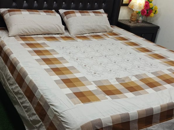 Printed Patchwork Embroidered Sheet Design (12)