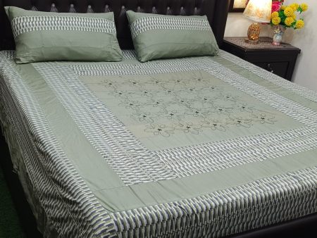 Printed Patchwork Embroidered Sheet Design (13)